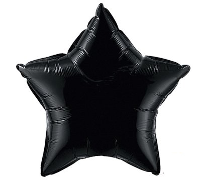Black Star Shape Mylar Balloon Singapore